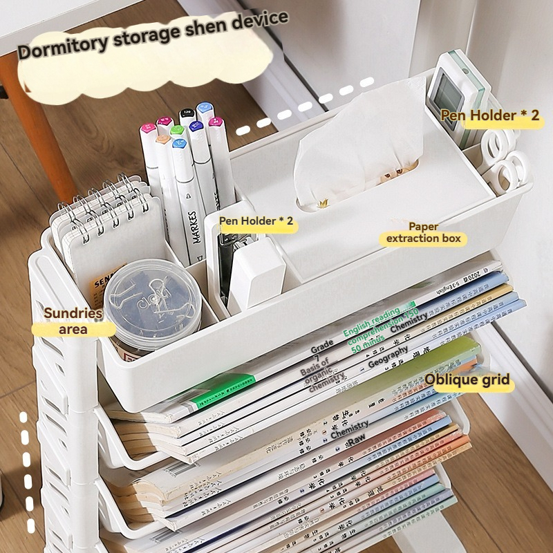 Rolling Storage Cart for Office And Dormitory 
