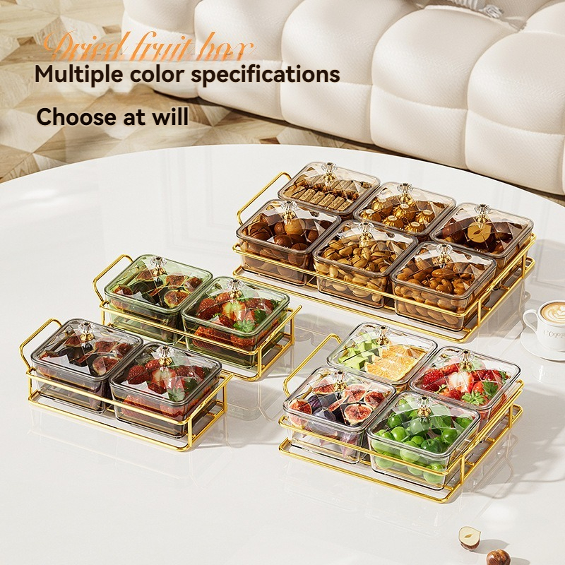 Fruit Plate Coffee Table Home Living Room High Value Partitioned Dry Fruit Plate