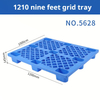 1210 Nine Feet Grid Tray & Tian Zi Tray - Industrial Plastic Pallets for B2B Procurement