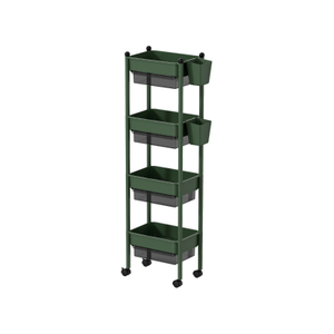 Durable Multi Layer Storage Rack with Drawers for Kitchen Bedroom Living Room Snacks Cosmetics Organizer
