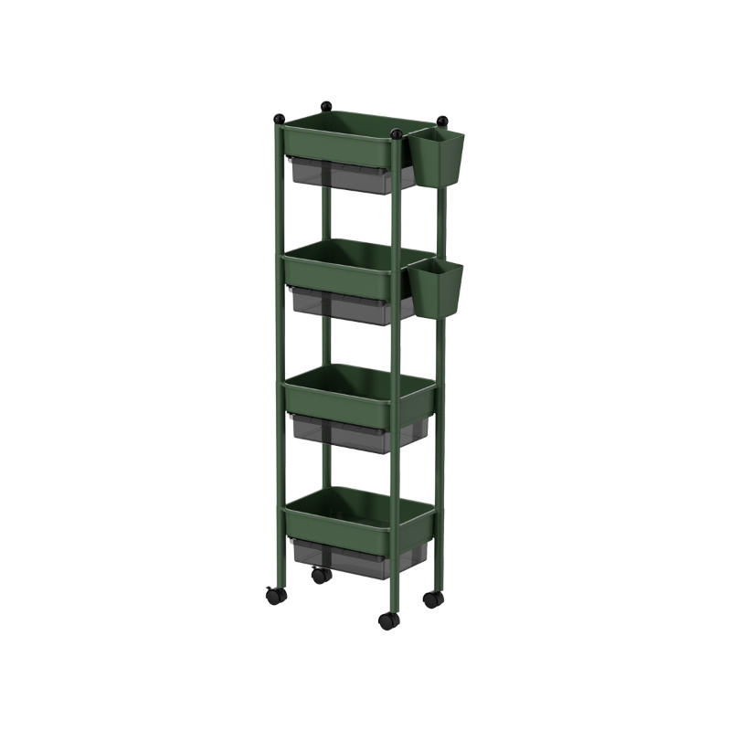 Durable Multi Layer Storage Rack with Drawers for Kitchen Bedroom Living Room Snacks Cosmetics Organizer