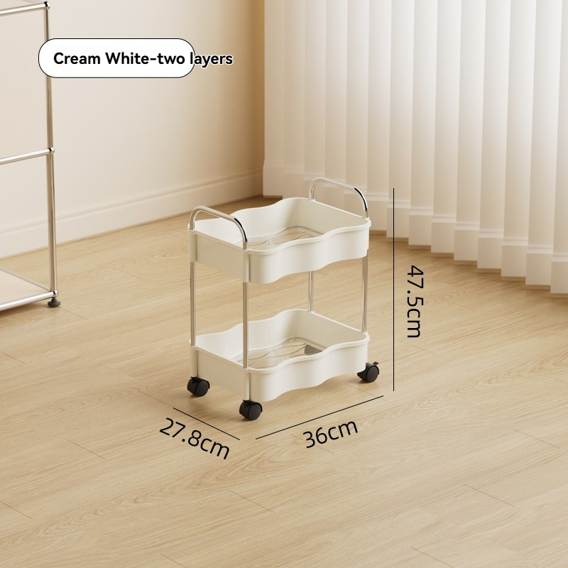 Large Capacity Floor-standing Movable Dormitory Gap Wave-shaped Trolley