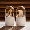 Dustproof Visual Makeup Brush Barrel - Large Capacity Storage Container for Professional Use