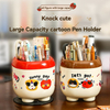 Cartoon Pen Holder - Cute Desk Organizer for Office Supplies