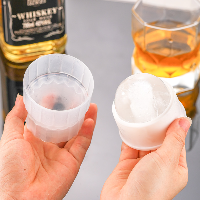 Food Grade Round Ice Ball Box with Lid