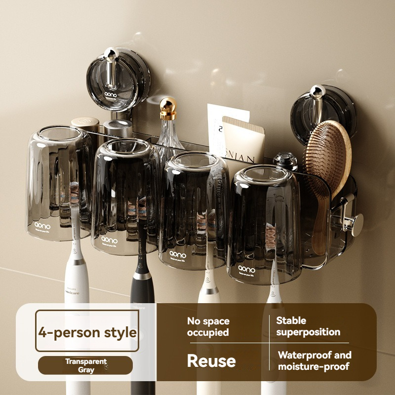 Household Suction Cup Washing Storage Cup Holder