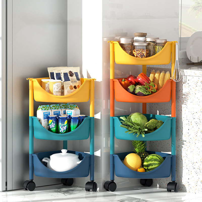 Floor-standing Multi-layer Triangle Toy Storage Rack
