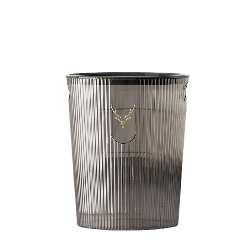 Thickened Transparent Elk Trash Can