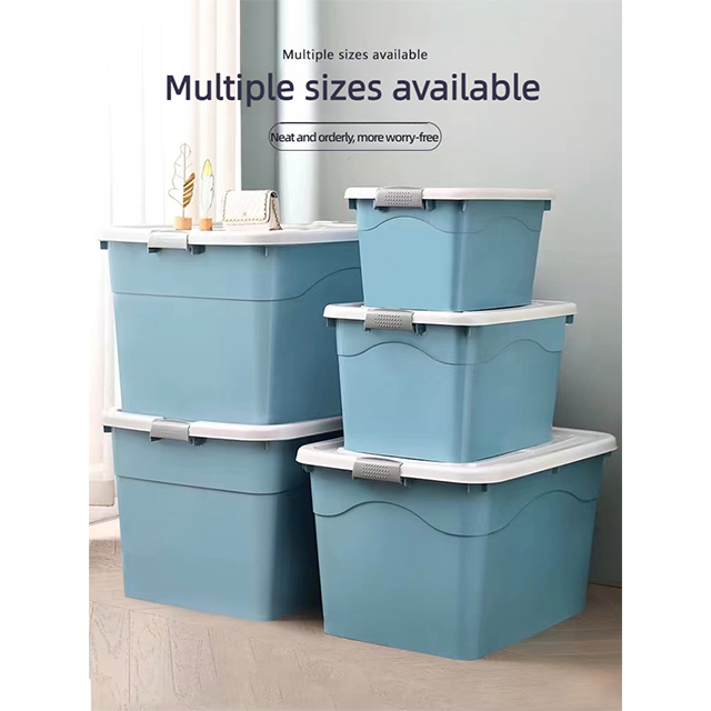 Household Storage Box Oversized Plastic Storage Box Toy Storage Box Moving Clothes Storage Box