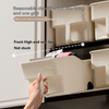 Cream Color Storage Box - One Or Three Pack Modular Organizer