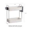 Desktop Shelf with Two Tiers - Office Storage Shelf for B2B Workspaces
