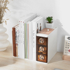 Book Stand Storage Box with Drawers - Premium Office Organizer for B2B Buyers