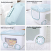 Wheeled Transparent Storage Box - Wholesale High-Quality Plastic Storage Solution