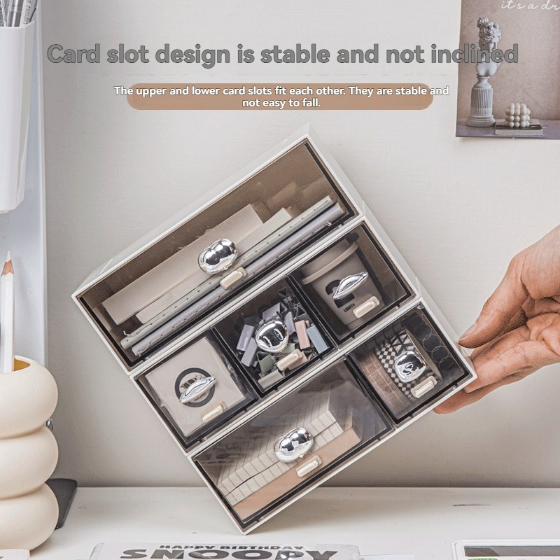 3-Tier Stackable Drawer Storage Box