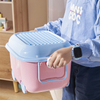 Children's Toy Storage Box - Multi-Functional Building Block Organizer with Wheels