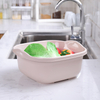 High-Quality Plastic Vegetable Washing Basin - Multiple Colors And Sizes Available
