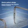 Nordic Transparent Double-Layer Bathroom Storage Rack for Bulk Retail