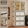 Nordic Transparent Multi-Layer Storage Wardrobe 