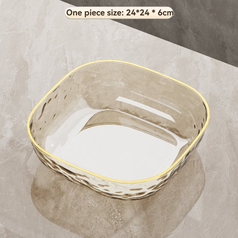 Transparent PET display tray demonstrating shatterproof construction and scratch-resistant surface