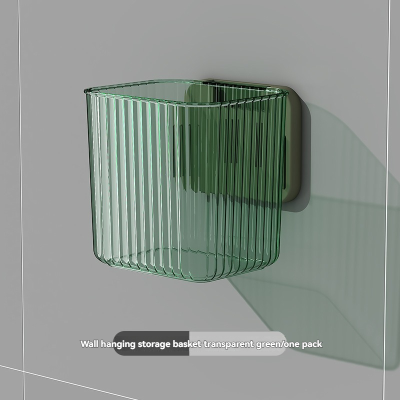 Space-saving Wall-mounted Vertical Grain Storage Basket in Amber Gold