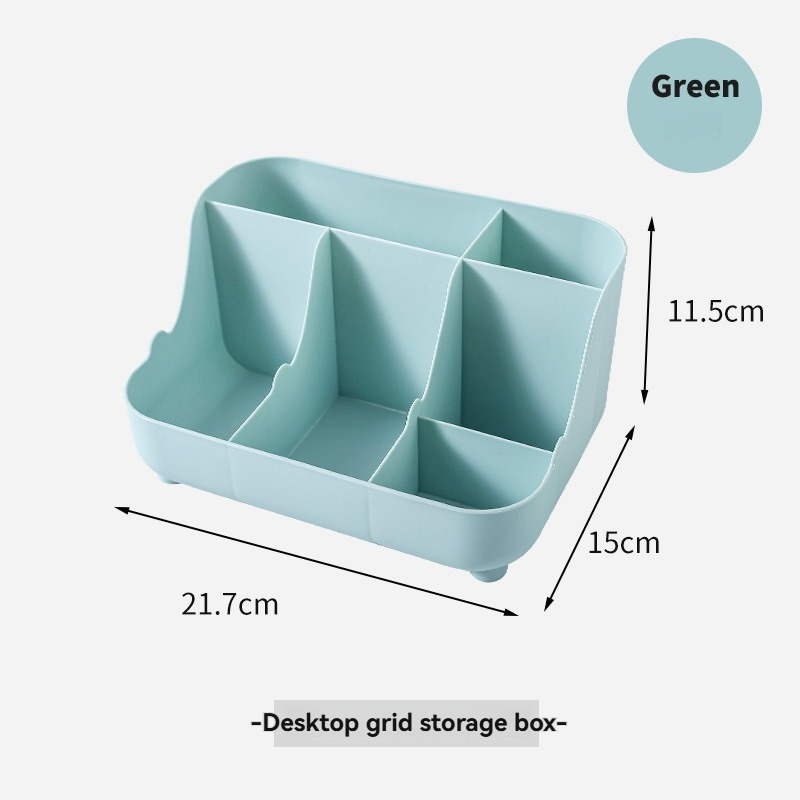 Mint Green versatile stationery storage box highlighting compact footprint and ergonomic design